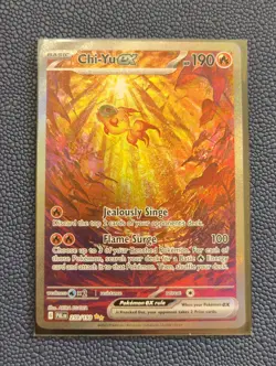 2023 Pokemon TCG Scarlet & Violet Paldea Evolved Chi-Yu EX #259/193 NM Condition - Image 1