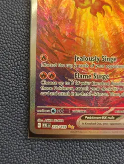 2023 Pokemon TCG Scarlet & Violet Paldea Evolved Chi-Yu EX #259/193 NM Condition - Image 5