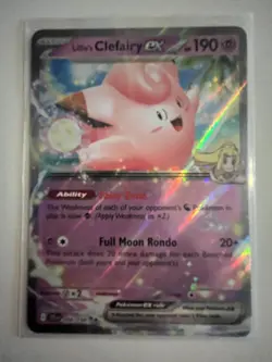 Lillie's Clefairy ex 056/159 Double Rare Holo Near Mint Journey Together - Image 1