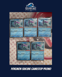 Pokemon TCG Phantasmal Flames Gamestop Stamp Promo Holo Suicune Sealed - Image 1