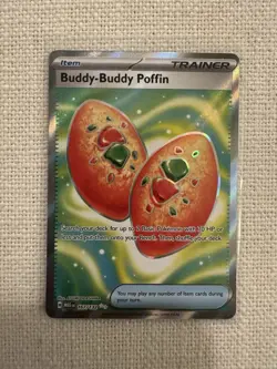 Buddy-Buddy Poffin 167/132 Me01: Mega Evolution Pokemon TCG NM - Image 1
