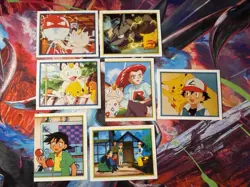 Pokemon - Merlin Series 2 Topps Sticker Lot Of 7 NM - Image 1
