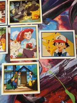 Pokemon - Merlin Series 2 Topps Sticker Lot Of 7 NM - Image 3