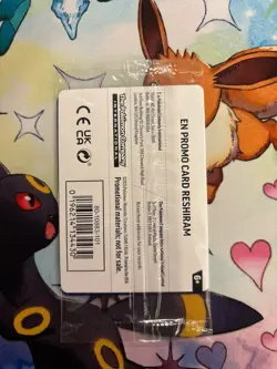 Reshiram 017/094 - Pokemon TCG: Phantasmal Flames - SEALED Stamped Promo - Image 2