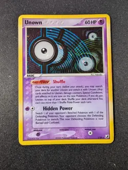 Unown [I] Unseen Forces Holo Rare 1/28 HP+ Pokemon - Image 1