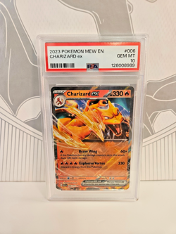 PSA 10 TCG Charizard EX 006/165 - 2023 Pokemon Mew EN 151 - Image 1