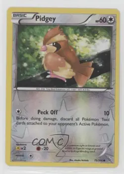Pidgey Reverse Foil Pokemon XY Flashfire #75 - Image 1