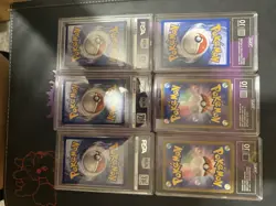 Pokemon Graded Slabs CGC 9/10 Pack of 6 - Image 2