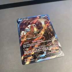 Full Art - Entei V Pokemon Sword & Shield Crown Zenith Galarian Gallery #GG36 - Image 3