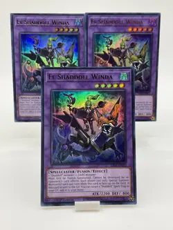 Yu-Gi-Oh! El Shaddoll Winda RA04-EN052 Ultra Rare 1st Ed. X3 (Play Set) - Image 1