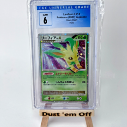 CGC 6 Japanese Leafeon Lv.X Majestic Dawn Dash Holographic Pokemon Card Swirl - Image 1