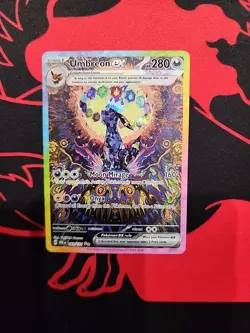 Pokemon Umbreon EX TCG Prismatic Evolutions Holo Card 161/131 - Image 2