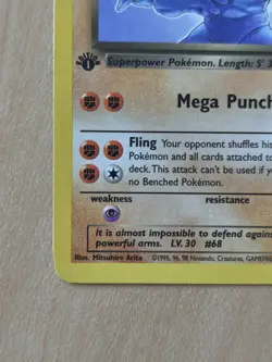 1st Edition Dark Machamp Team Rocket Non-holo Pokemon Card And Dark Machoke - Image 4