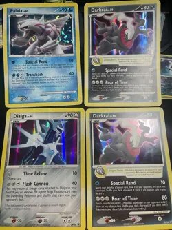 Pokemon 2008 JUMBO Cards Darkrai, Palkia, Dialga Black Star Promo Holos LP - Image 1