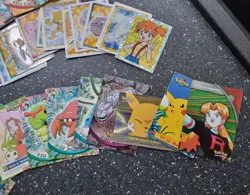 Pokemon Over 50 Topps trading Cards plus 20 Merlin cards. See description & pics - Image 5
