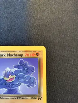 Dark Machamp 27/82 1st Edition Rare Team Rocket Pokemon Trading Card TCG - NM-LP - Image 3