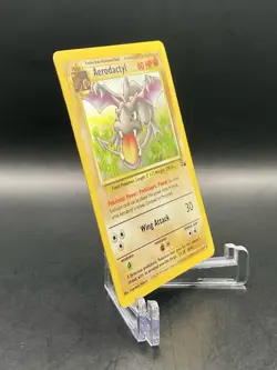Aerodactyl 1/62 Fossil Unlimited (1999) Holo Rare Card Vintage WOTC Pokemon TCG - Image 2
