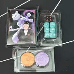 Pokemon TCG Destined Rivals Etb Card Sleeves Sealed With Dice And Markers - Image 1