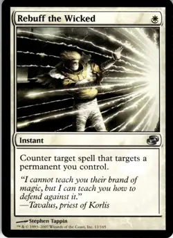 MTG Rebuff the Wicked NEARMINT NM / Magic The Gathering : Planar Chaos - Image 1