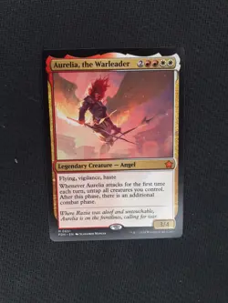 Aurelia, the Warleader - MTG - Magic the Gathering Foundations NM - Image 1