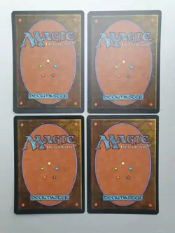 Fishliver Oil x4 PLAYSET MTG Chronicles (1995) Common Blue Enchant Creature NM - Image 2