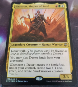 FOIL Hazezon, Shaper of Sand / Sandformer - COMMANDER - englisch (n-mint +) - Image 1