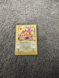 Pokemon Birthday Pikachu Holo 007/025 Celebrations 25th Anniversary 2021 NM - Image 1