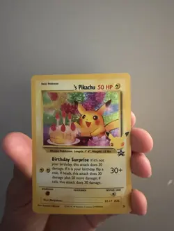 Pokemon Birthday Pikachu Holo 007/025 Celebrations 25th Anniversary 2021 NM - Image 5