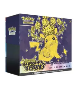 Surging Sparks Pokemon Center - Elite Trainer Box - Sealed ETB - 90 AVAILABLE - Image 1