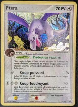 Ptera Holo - EX:Createurs de Legendes - 1/92 - Carte Pokemon FR Officielle - Image 1