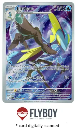 Inteleon - 142/132 - Pokemon Mega Evolution - Illustration Rare - NM - Image 1