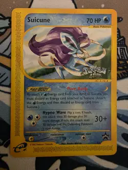 2002 Pokemon Black Star Promo #53 Suicune • Movie Promo (Pokemon 4Ever) - Image 1