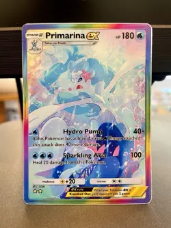 Fan Art Pokemon TCG Pocket Primarina EX Holo SIR | Eevee Grove - Image 1