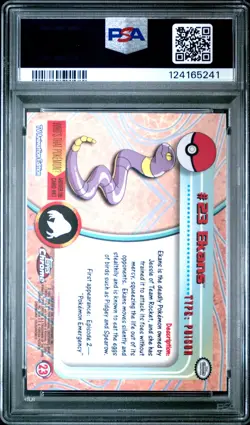 2000 TOPPS CHROME POKEMON T.V. #23 EKANS PSA 10 - Image 2
