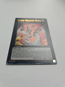 Yu-Gi-Oh! Cyber Dragon Nova SDCR-EN038 1st Edition Ultra Rare Holo - Image 3