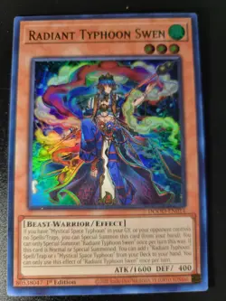 Yu-Gi-Oh! Doom of Dimensions - Radiant Typhoon Swen DOOD-EN014 UR - Image 1