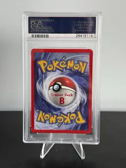 PSA 9 MINT Squirtle Trainer B Deck 1999 Pokemon Base Set Card 63/102 - Image 2