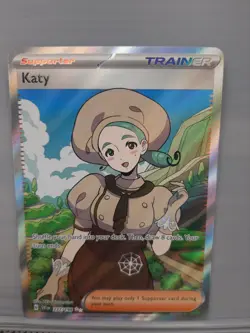 Katy Pokemon TCG Trainer Card 237/198 Scarlet & Violet English Full Art - Image 1
