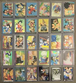 Storage Auction Find~DRAGON BALL Z~30 Mixed Card Lot In Plastic Sleeves!!! Lot 1 - Image 1