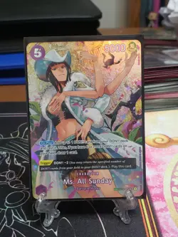 One Piece Card Game Ms. All-Sunday OP04-064 SR SP Alternate Art NM - Image 1