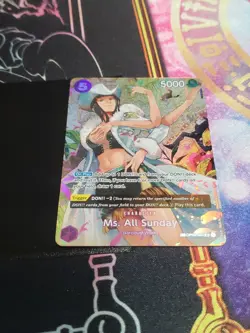 One Piece Card Game Ms. All-Sunday OP04-064 SR SP Alternate Art NM - Image 2