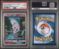 Pokemon Mewtwo GX 39/73 Shining Legends Holo Card PSA 9 Mint TCG - Image 3