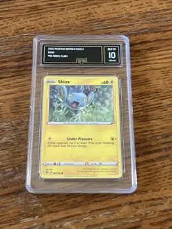 2020 Pokemon Card Rebel Clash Shinx 60/192 Graded GMA 10 Gem Mint Grading Card - Image 2