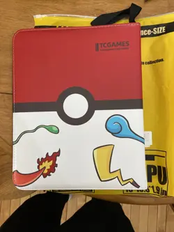 TCGAMES Pokemon Card Binder 9 Pocket, 40 Page, 720 Card Capacity Zipper Binder - Image 3