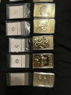 1999 Pokemon Burger King 24K Gold Plated Limited Edition Cards Set Of 7 - Image 2