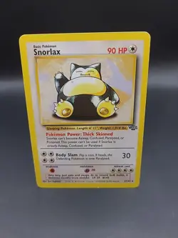 Pokemon Card Snorlax 27/64 Jungle Set Non Holo Rare WOTC - HP - Image 1