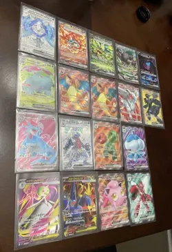Pokemon EX SAR UR SR FullArt Card Lot Of 18 Japanese English Charizard - Image 1
