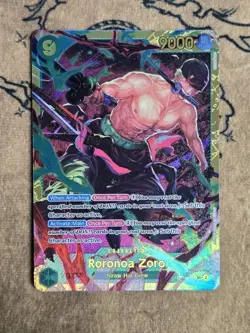 One Piece Card Game Roronoa Zoro (Original Print) OP06-118 SEC NM English - Image 1