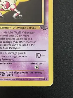 Pokemon TCG Mr. Mime 22/64 Non-Holo Card Jungle Set Rare vintage - Image 5
