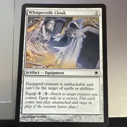 Whispersilk Cloak Darksteel Regular - Image 1